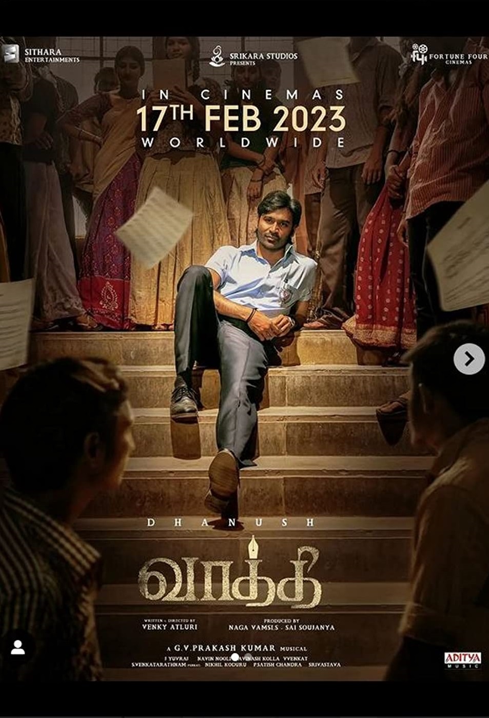 Vaathi 2023 Tamil Movie Online Free TamilYogi.io